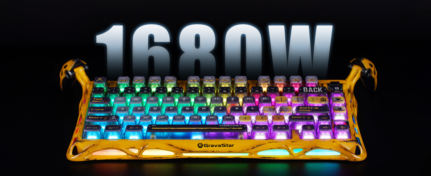 GravaStar Mercury K1 Pro Wireless Gaming Keyboard