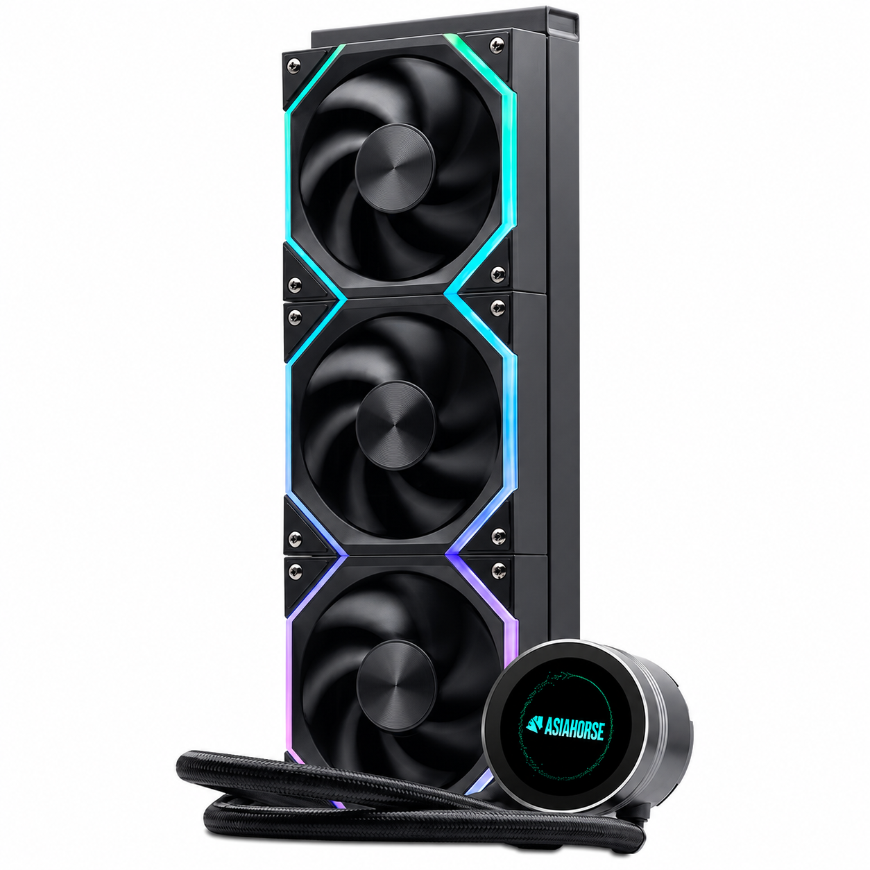 AsiaHorse Liquid Cooler - LCD 360 AIO Tray Box
