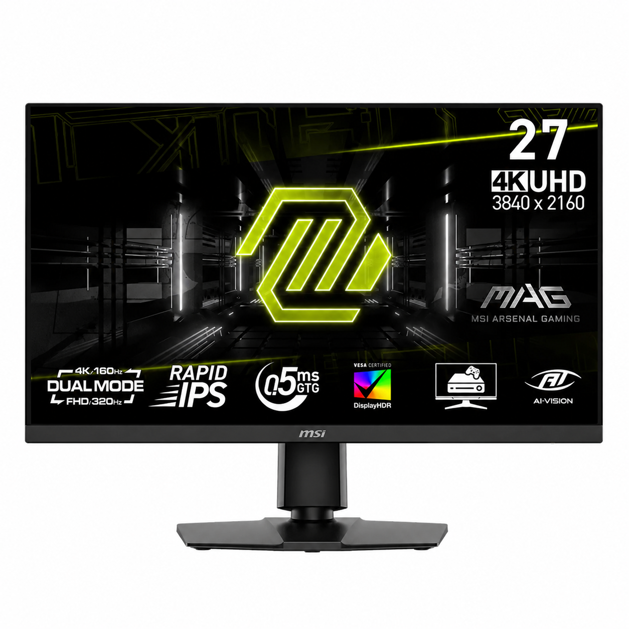 MSI MAG 272URDF E16 27- Dual Mode 4K 160HZ - FHD 320